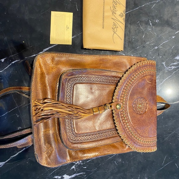 Patricia Nash Backpack Vintage Leather - Picture 3 of 5